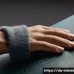 Home 17 미니멀 럭셔리 제품의 가격 비교 - **Quiet Luxury: The Essence of Craftsmanship**
A close-up shot of a person's hand gently caressi...